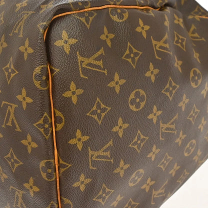 Louis Vuitton Keepall Monogram, Brown, Canvas, Travel Bag