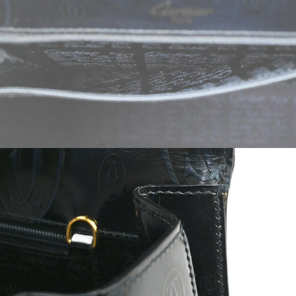 Cartier Happy Birthday Patent Leather, Navy, Patent Leather, Handbag