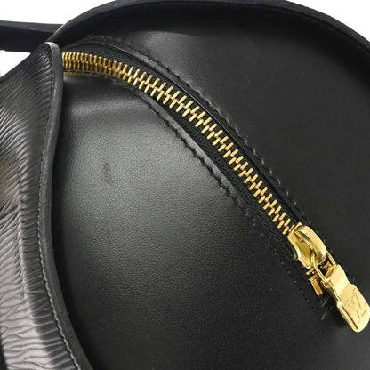 Louis Vuitton Soufflot Epi Leather, Black, Leather, Handbag
