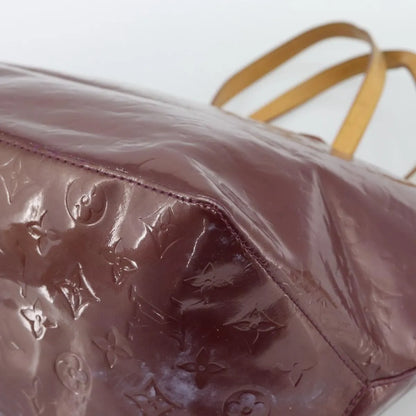 Louis Vuitton Bellevue Monogram Vernis, Purple, Patent Leather, Tote Bag