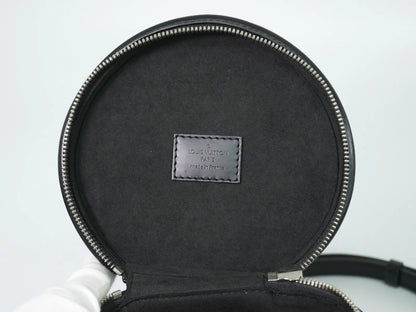 Louis Vuitton Cannes Epi, Black, Leather, Handbag