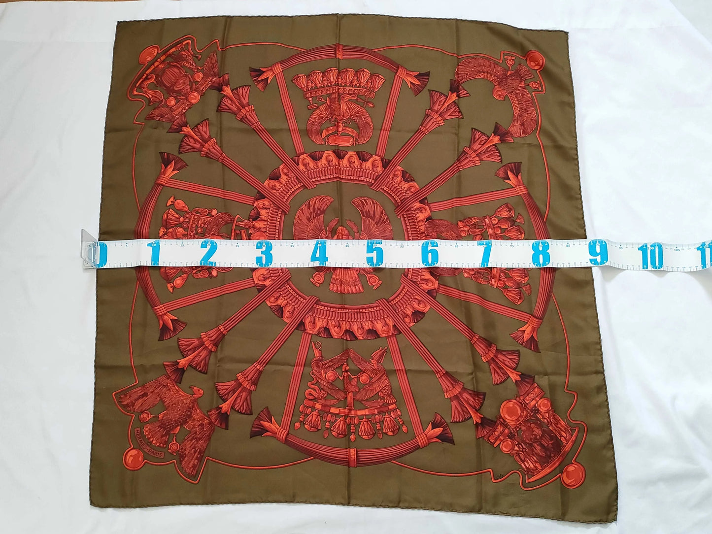 Hermes Carré 90 Silk multicolor, Multicolour, Silk, Scarf
