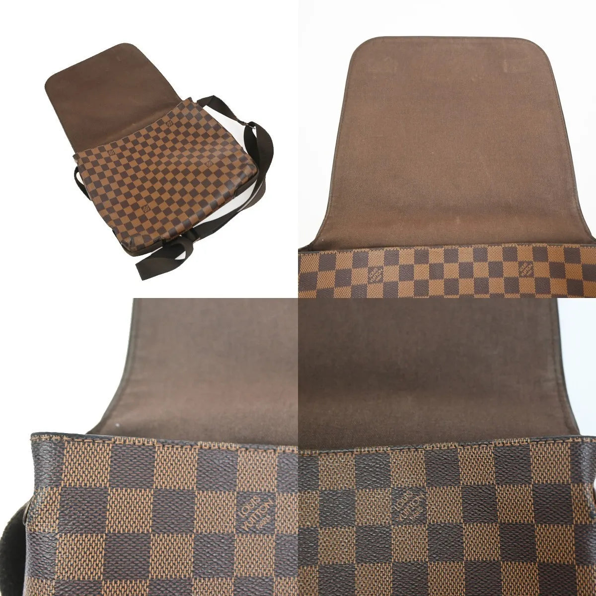 Louis Vuitton Brooklyn Damier, Brown, Canvas, Shoulder Bag