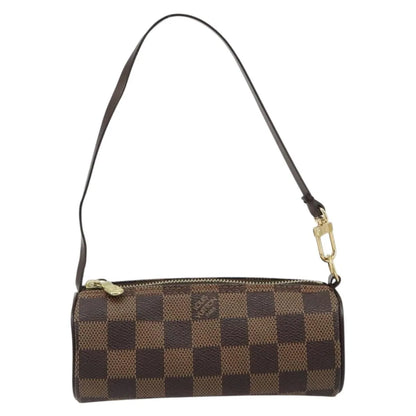 Louis Vuitton Papillon Pochette Damier, Brown, Canvas, Clutch