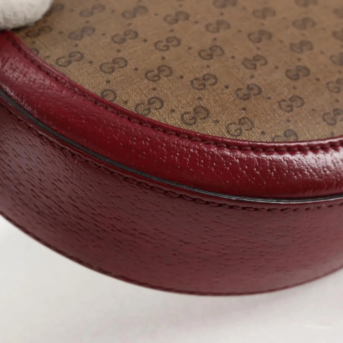 Gucci Doraemon Round Printed Mini GG Coated Canvas, Beige, Canvas, Shoulder Bag