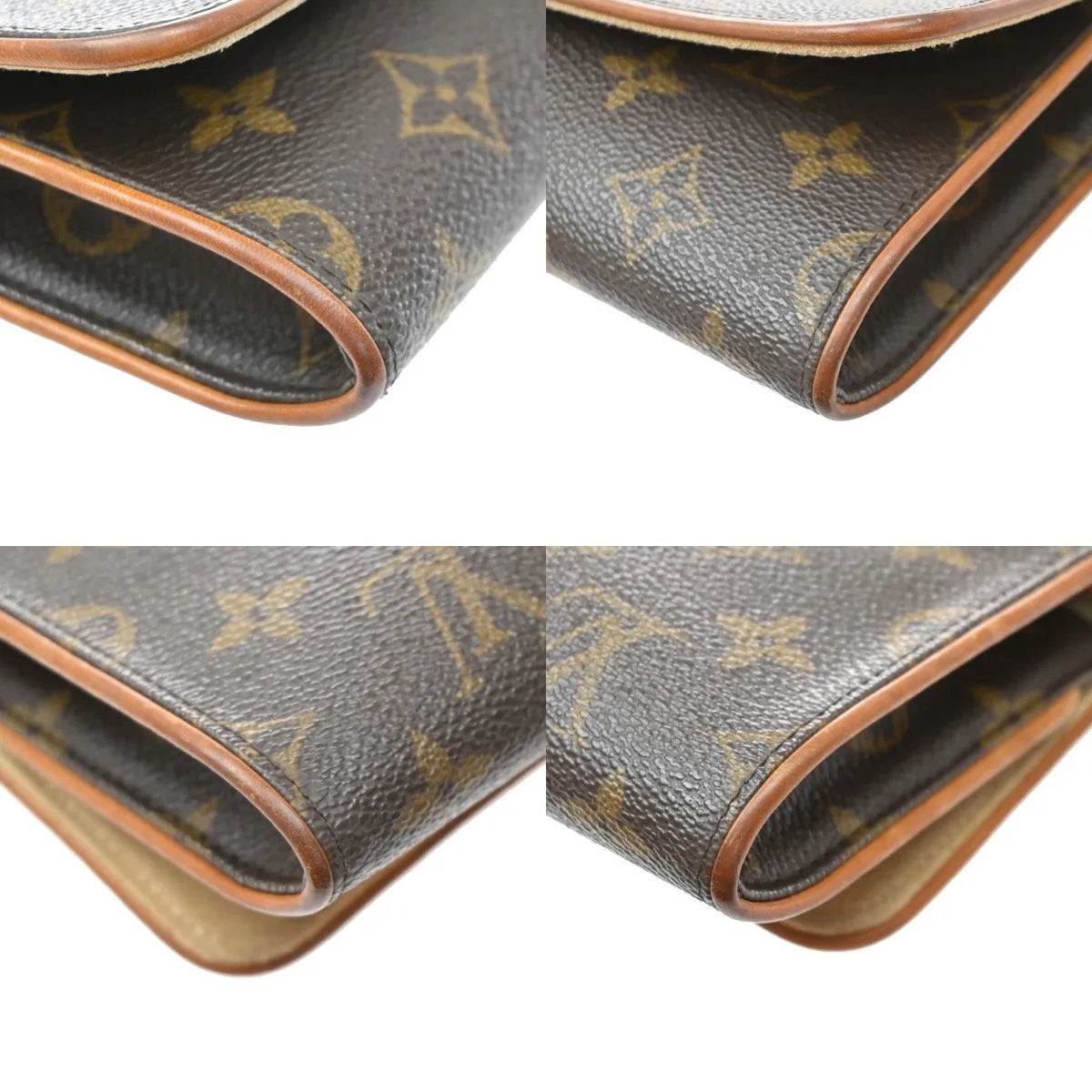 Louis Vuitton Twin Monogram, Brown, Canvas, Clutch
