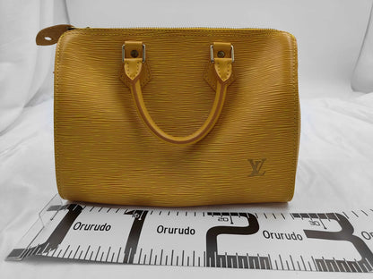 Louis Vuitton Wallet epi epi leather, Yellow, Leather, Handbag
