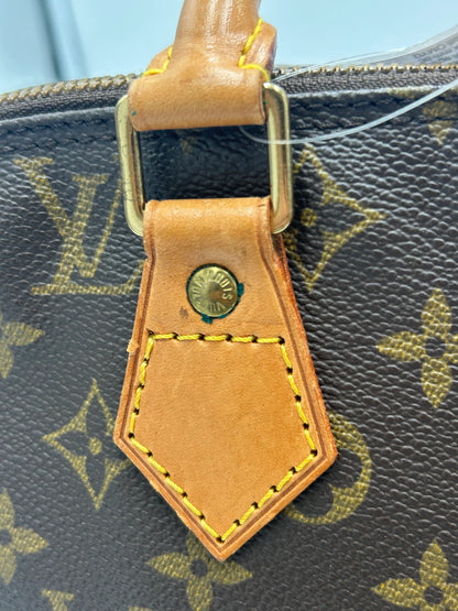 Louis Vuitton Alma Monogram Canvas, Brown, Canvas, Handbag