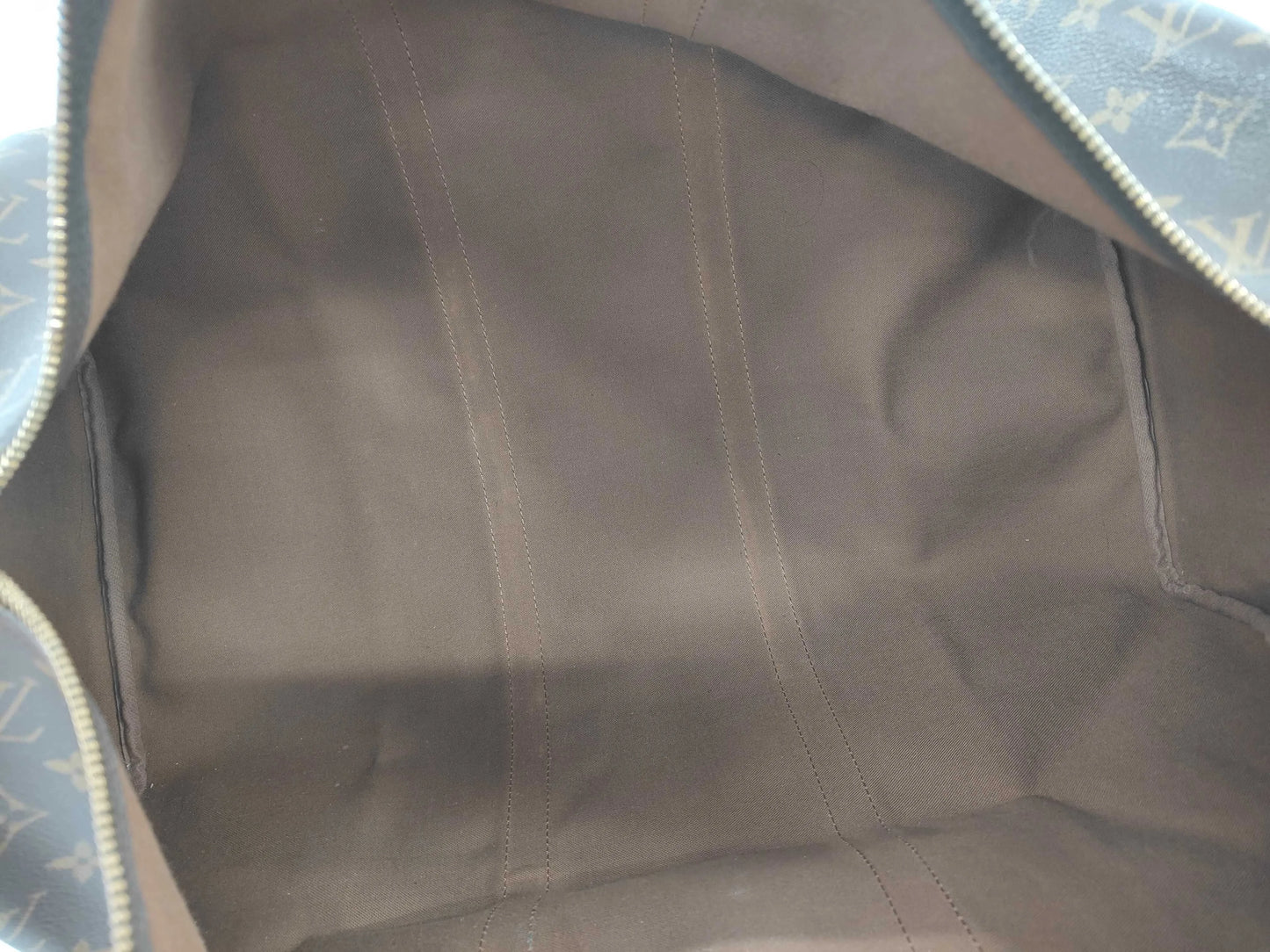 Louis Vuitton Keepall Bandouliere Monogram Canvas, Brown, Canvas, Travel Bag