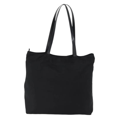 Celine Circle logo Nylon, Black, Nylon, Tote Bag