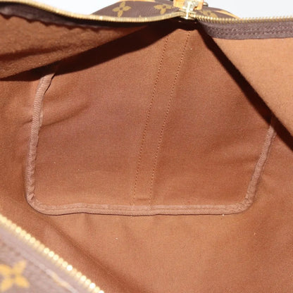 Louis Vuitton Keepall Bandoulière Monogram, Brown, Canvas, Travel Bag