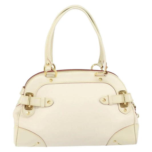 Louis Vuitton Suhali Le Radieux Leather, White, Leather, Handbag