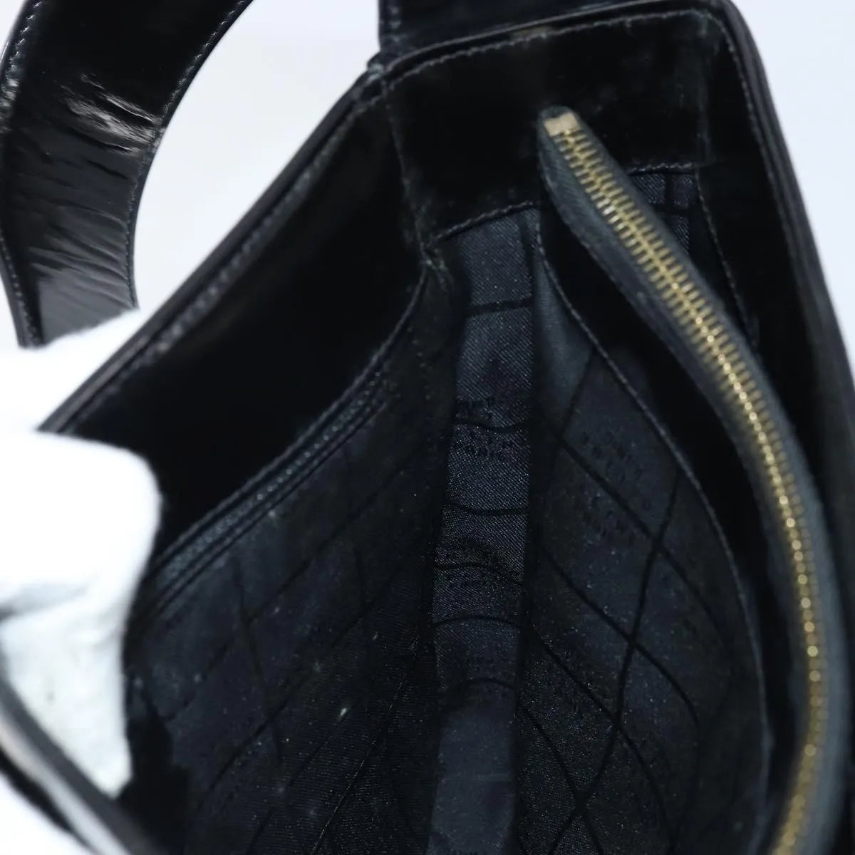 Celine Vintage Leather, Black, Leather, Shoulder Bag