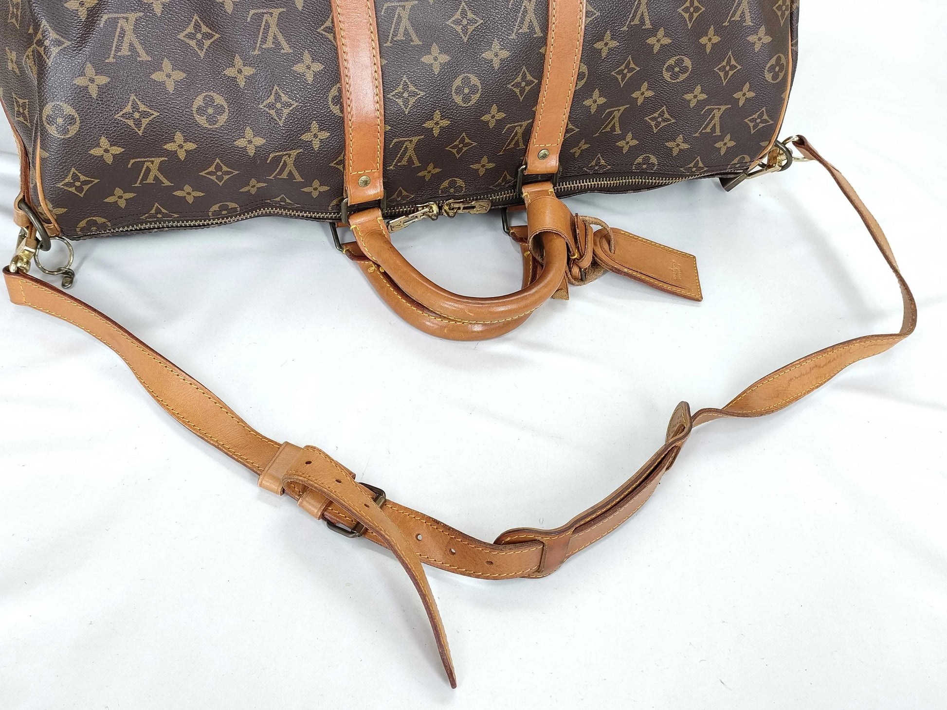 Louis Vuitton Keepall Monogram Canvas, Brown, Canvas, Travel Bag