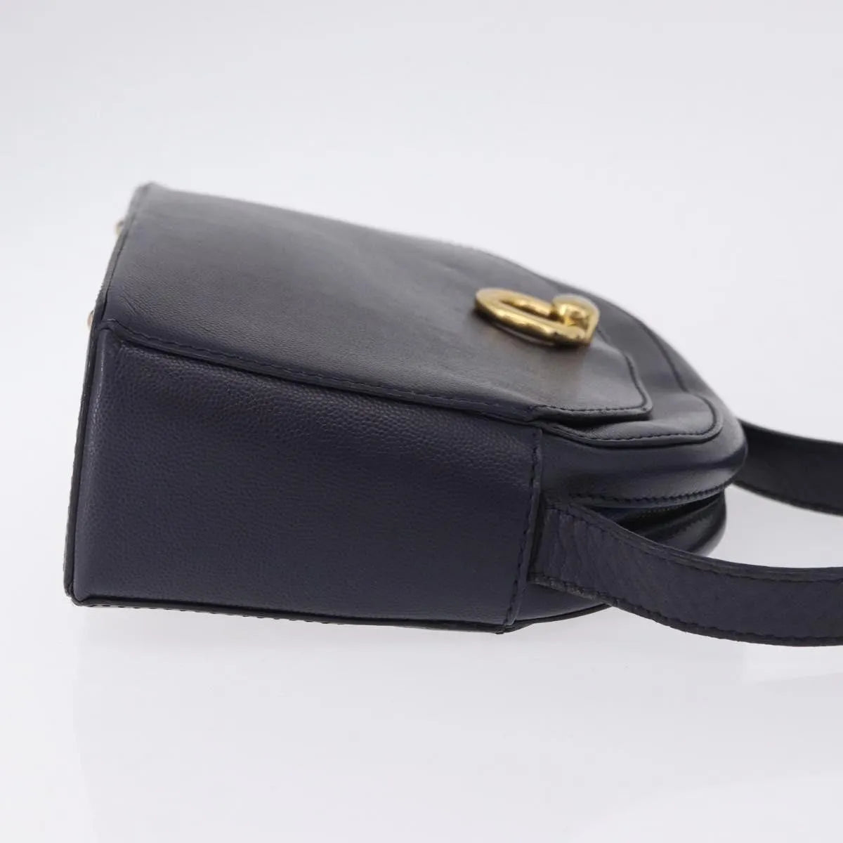 Celine Vintage Leather, Navy, Leather, Shoulder Bag