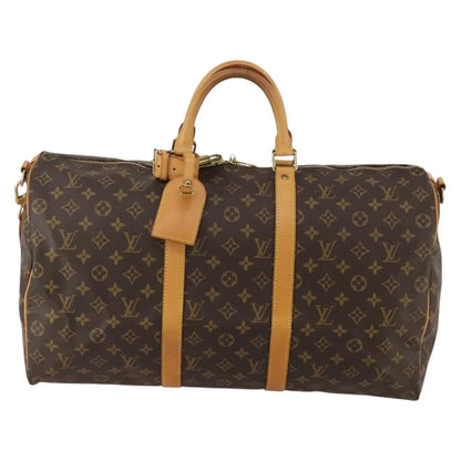 Louis Vuitton Keepall Bandouliere Monogram Canvas, Brown, Canvas, Travel Bag