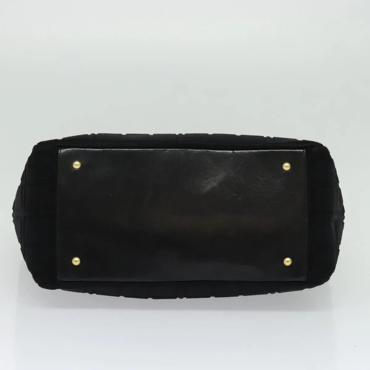 Chanel Chocolate Bar CC Tote Cotton, Black, Cotton, Tote Bag