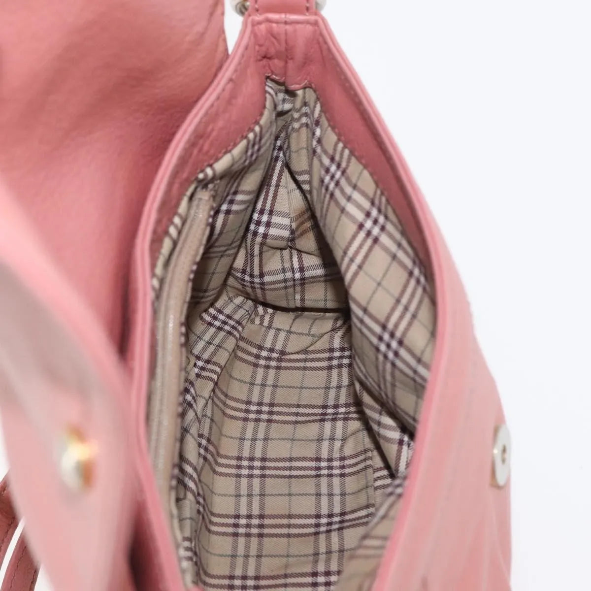 Burberry Blue Label Nylon, Pink, Leather, Shoulder Bag