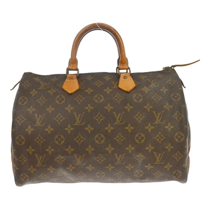 Louis Vuitton Speedy Monogram Canvas, Brown, Canvas, Handbag