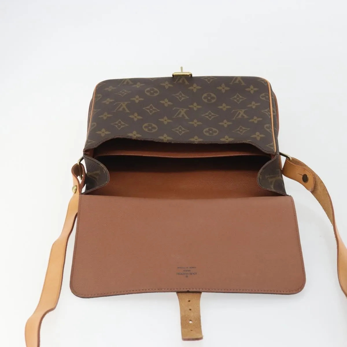 Louis Vuitton Cartouchiere Monogram Canvas, Brown, Canvas, Shoulder Bag
