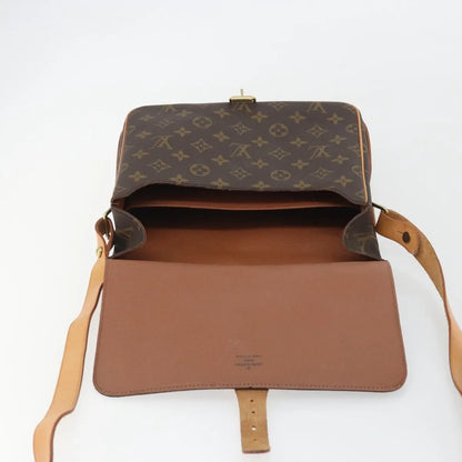 Louis Vuitton Cartouchiere Monogram Canvas, Brown, Canvas, Shoulder Bag