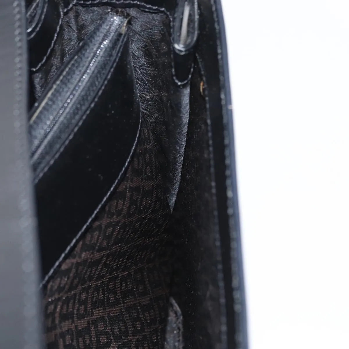 Bally Vintage Leather, Black, Leather, Handbag