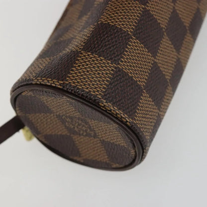 Louis Vuitton Papillon Pochette Damier, Brown, Canvas, Clutch