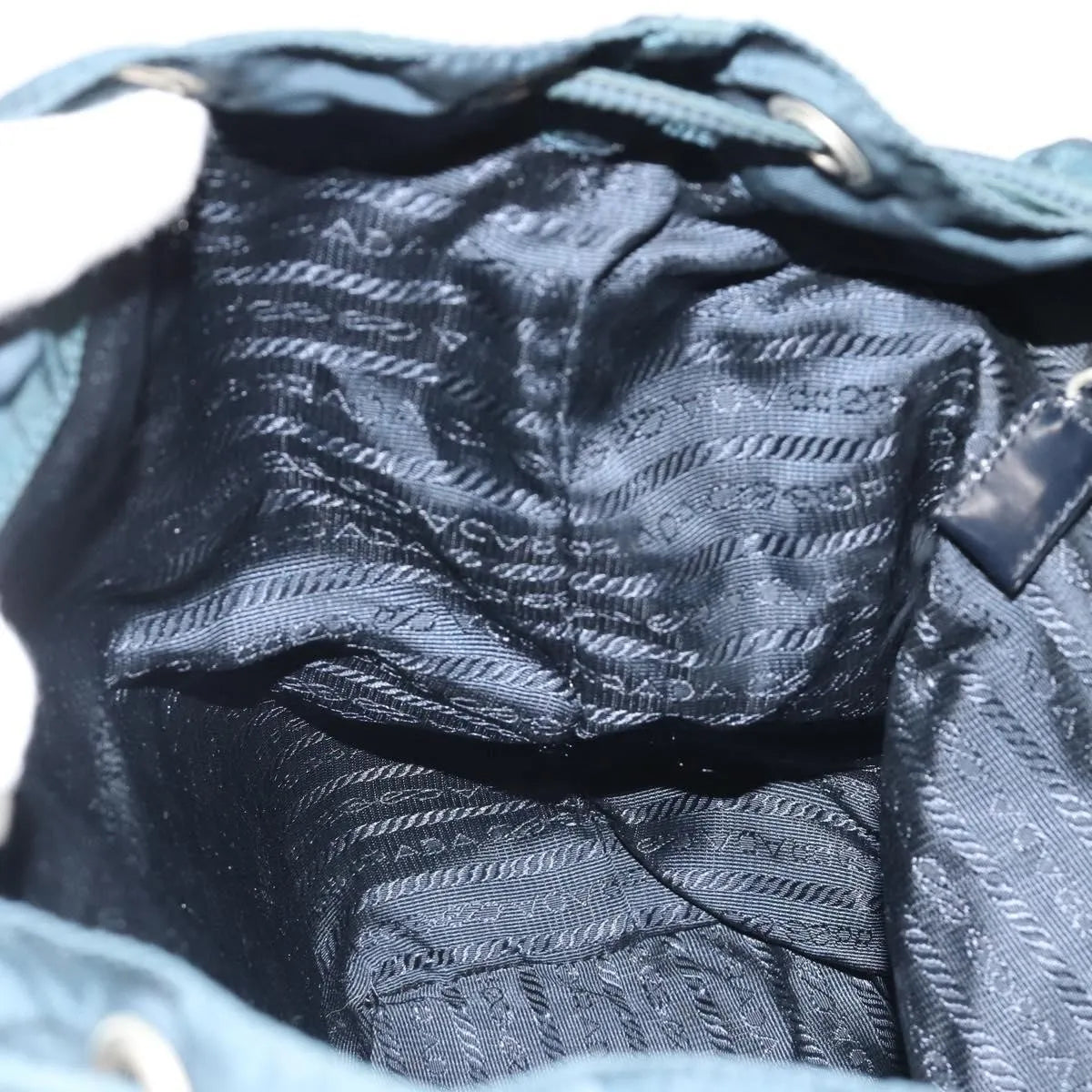 Prada Double Front Pocket Tessuto, Navy, Nylon, Backpack