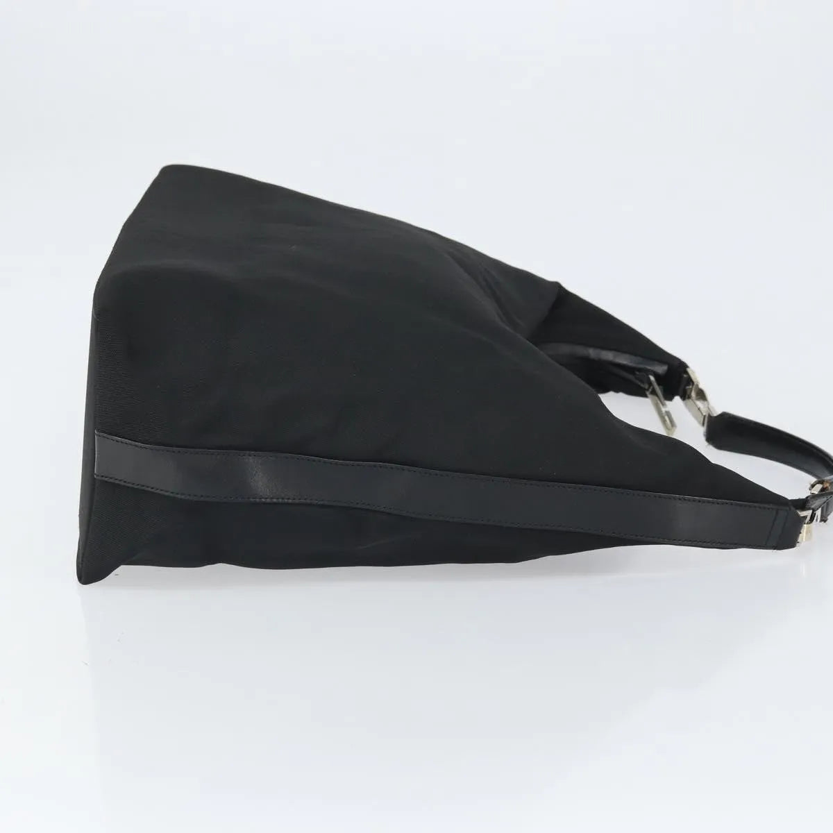 Gucci Vintage Nylon, Black, Nylon, Shoulder Bag