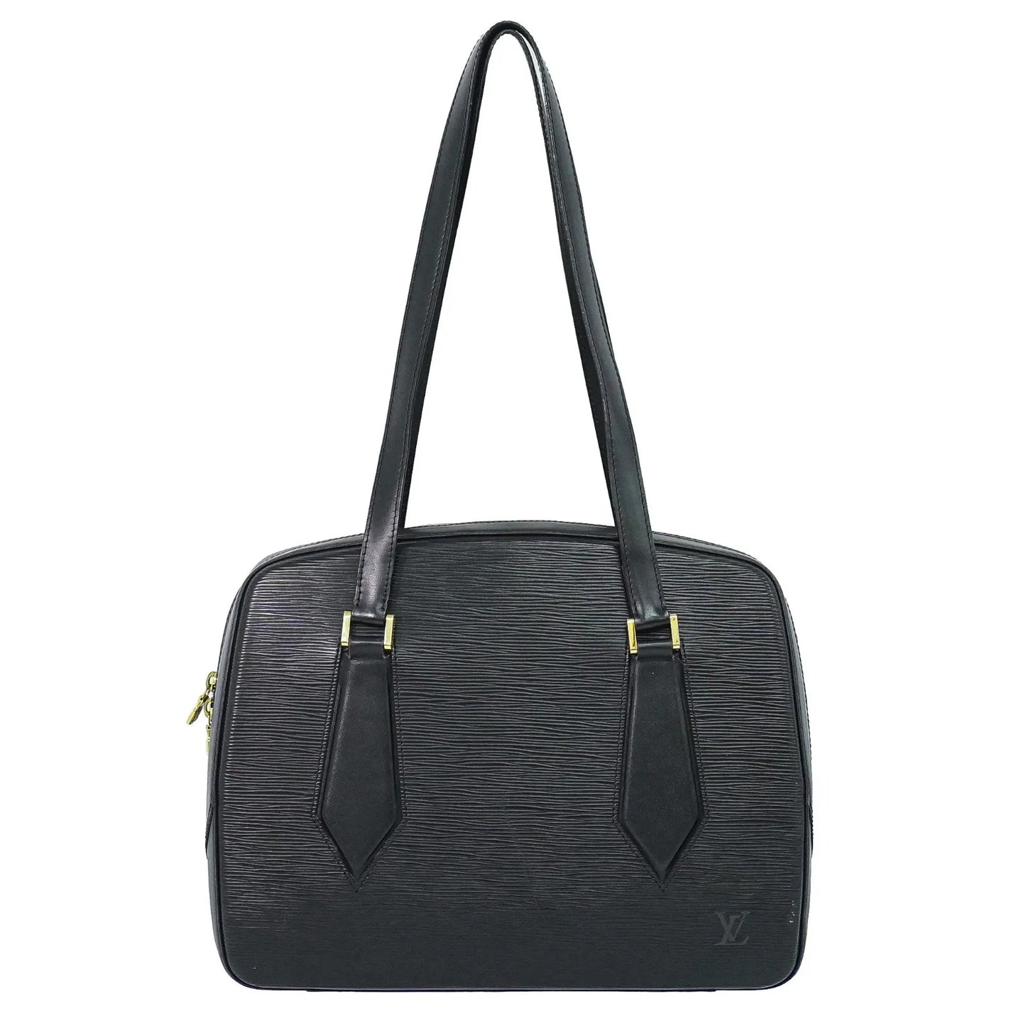 Louis Vuitton Voltaire Epi leather, Black, Leather, Shoulder Bag