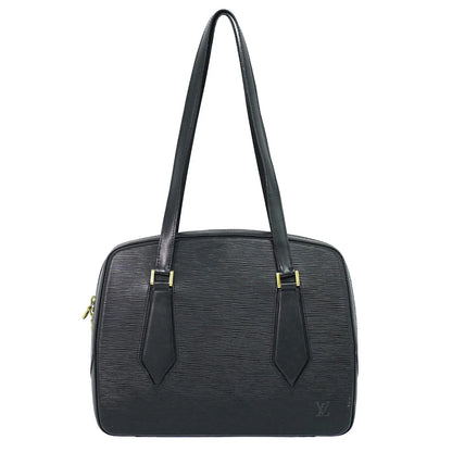 Louis Vuitton Voltaire Epi leather, Black, Leather, Shoulder Bag