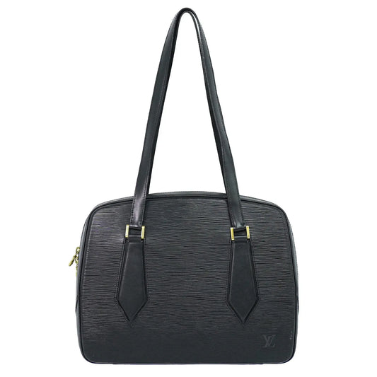 Louis Vuitton Voltaire Epi leather, Black, Leather, Shoulder Bag
