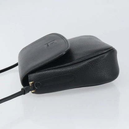 Burberry Vintage Leather, Black, Leather, Shoulder Bag