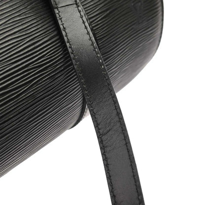 Louis Vuitton Soufflot Epi Leather, Black, Leather, Handbag