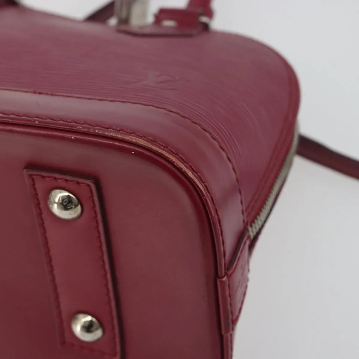 Louis Vuitton Alma Epi, Pink, Leather, Handbag