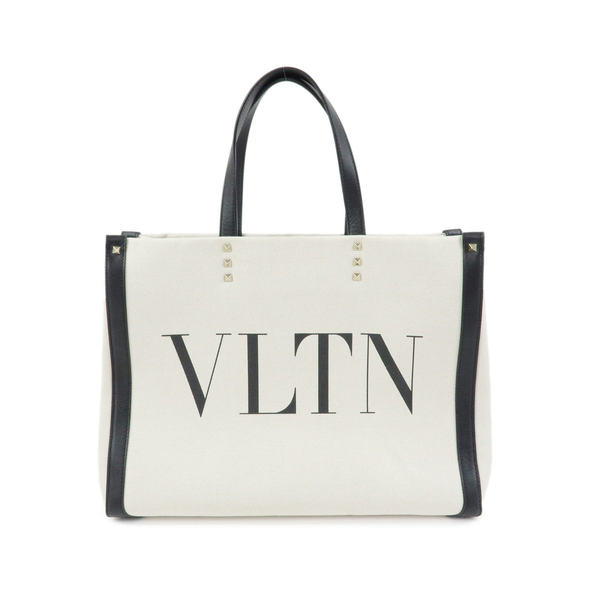 Valentino Garavani Grande Plage VLTN Canvas, Beige, Canvas, Tote Bag