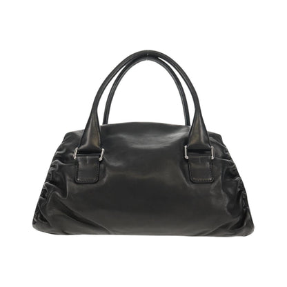 Valentino Garavani Histoire Tote Leather and Strass, Black, Leather, Shoulder Bag