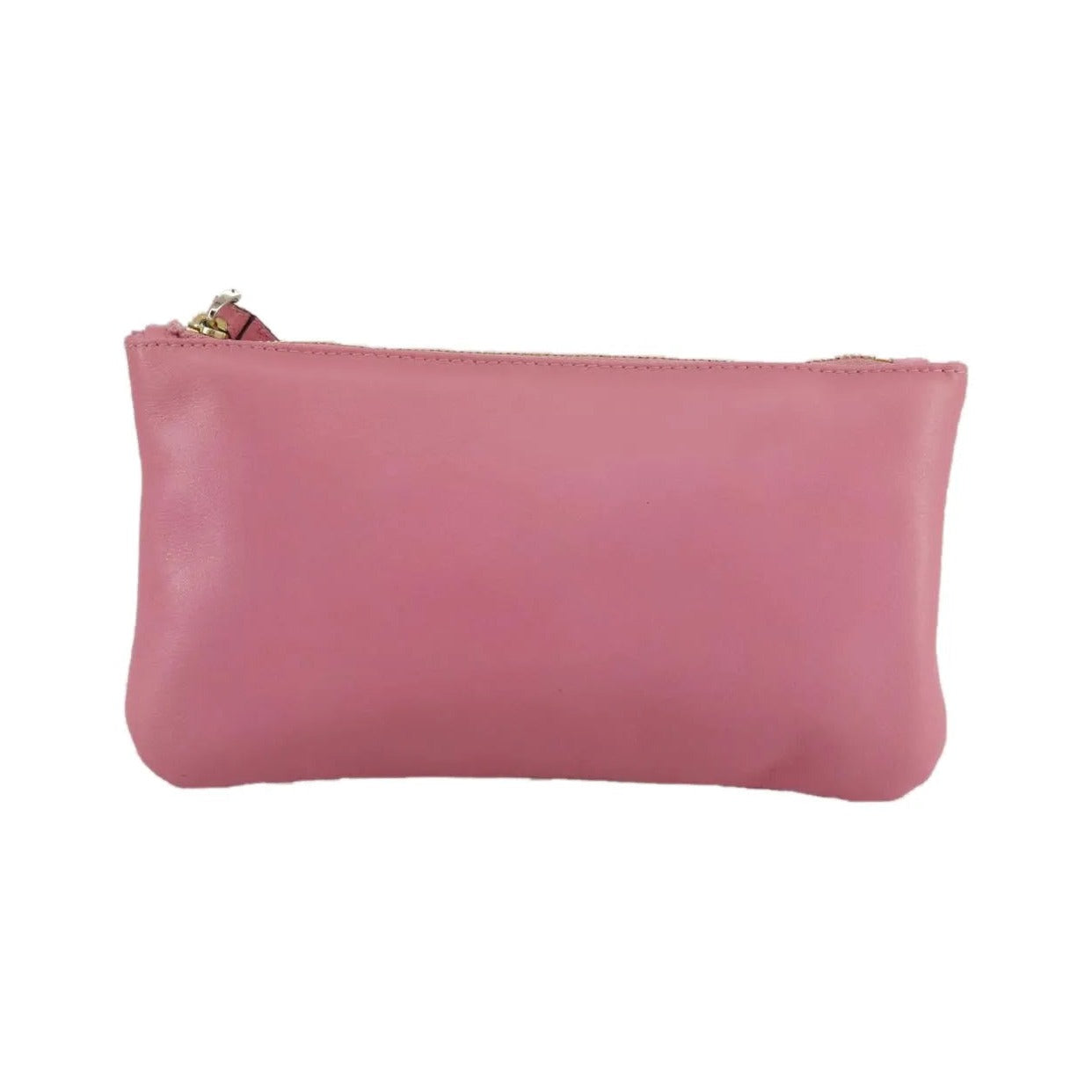 Valentino Garavani Pochette Leather, Pink, Leather, Clutch