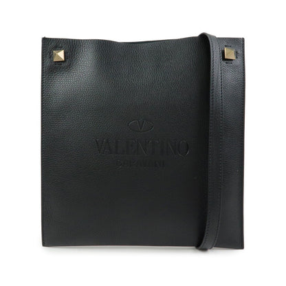 Valentino Garavani Vintage Leather, Black, Leather, Shoulder Bag