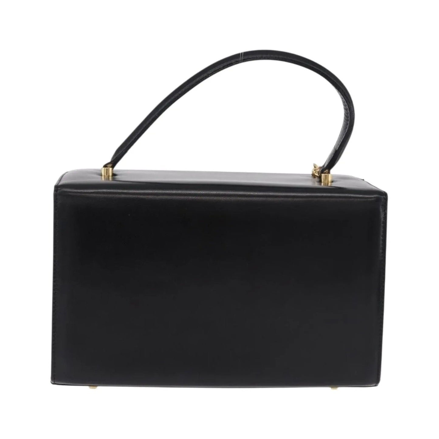 Versace Vintage Leather, Black, Leather, Handbag