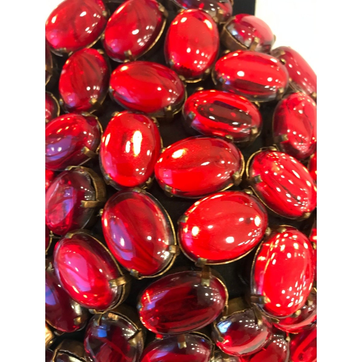 Vintage Dolce & Gabbana Gem Bra Top 42 Red - Brandsamsara