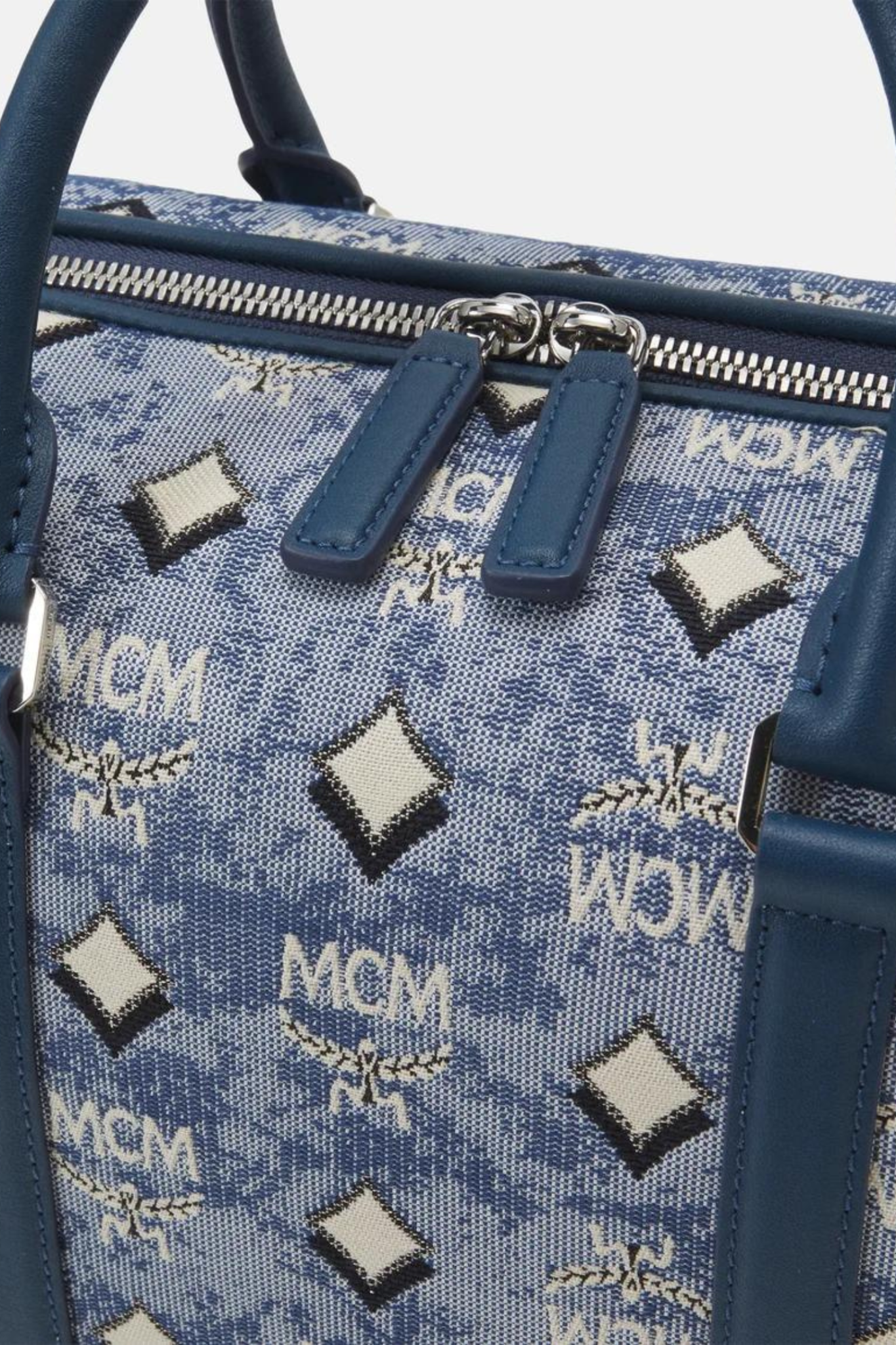 Mcm monogram 2025 boston bag